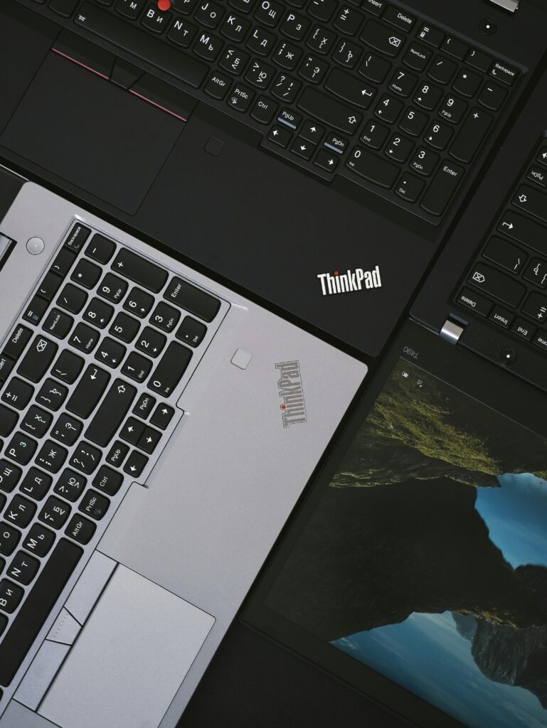 Black and Silver Laptop Computer